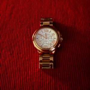 Gold Michael Kors Watch with Roman Numerals